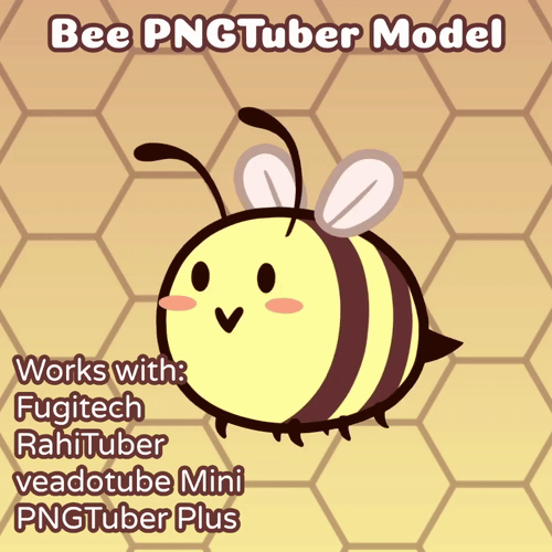 Gif of a bee looking around and opening it's mouth